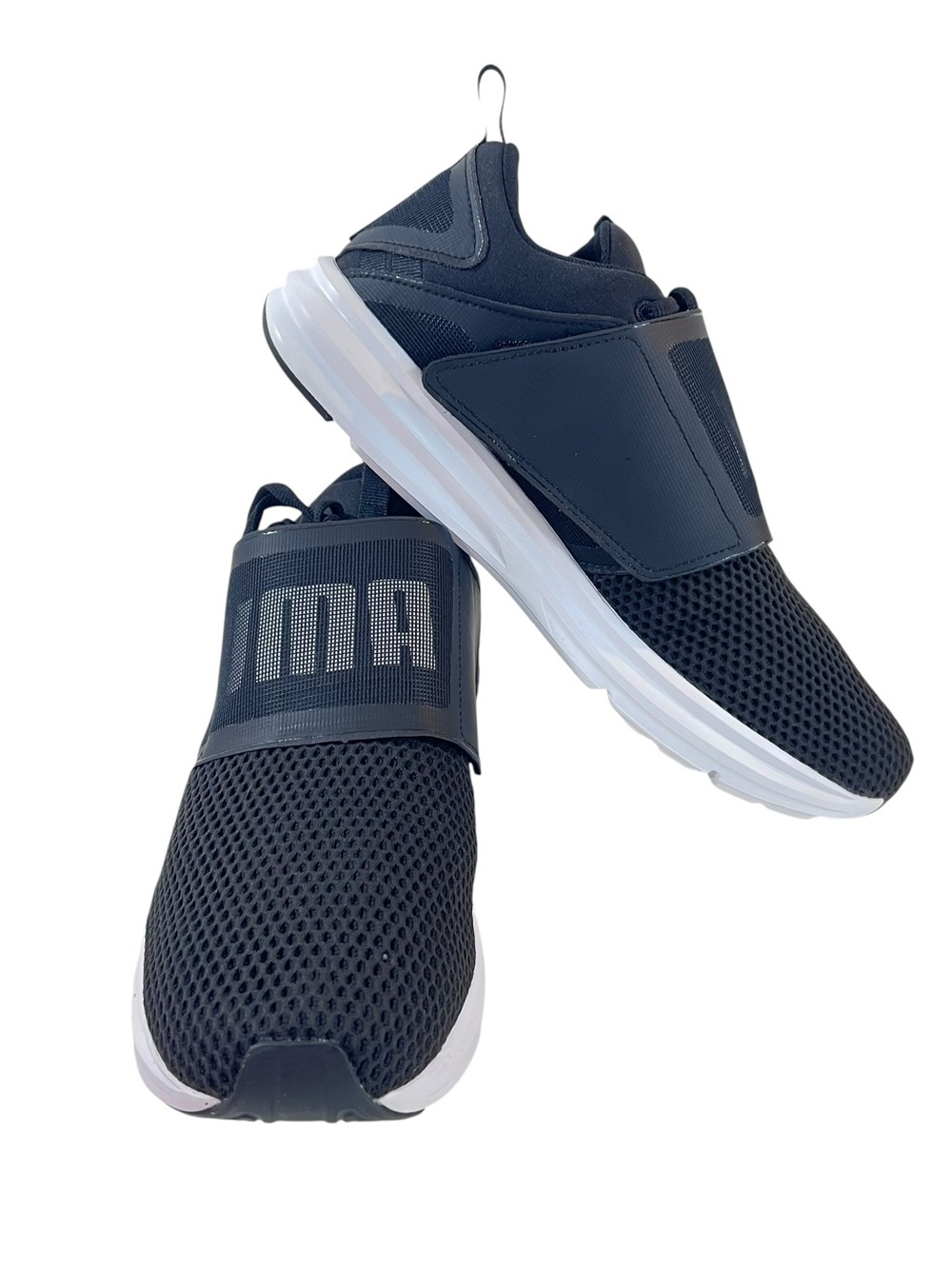 Puma Enzo Strap Sneakers Tennis Shoes Mens Size 10 New Black